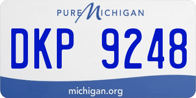 MI license plate DKP9248