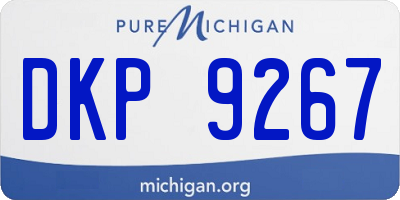 MI license plate DKP9267