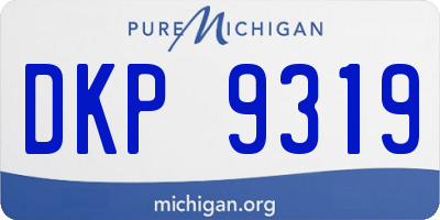 MI license plate DKP9319