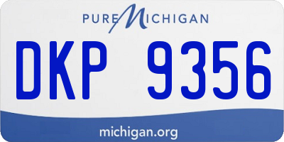 MI license plate DKP9356