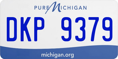 MI license plate DKP9379