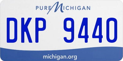 MI license plate DKP9440