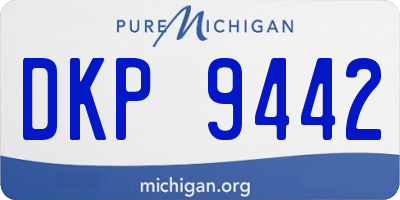MI license plate DKP9442