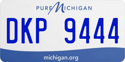 MI license plate DKP9444