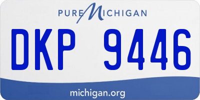 MI license plate DKP9446