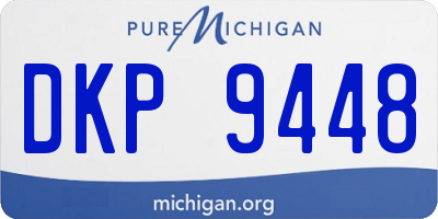 MI license plate DKP9448
