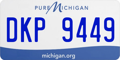 MI license plate DKP9449