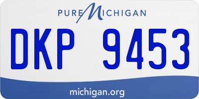 MI license plate DKP9453