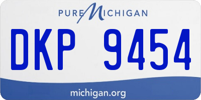 MI license plate DKP9454