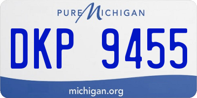 MI license plate DKP9455