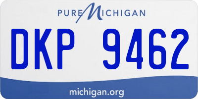 MI license plate DKP9462