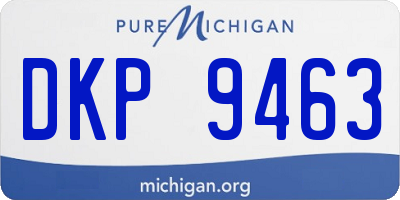 MI license plate DKP9463