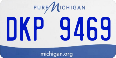 MI license plate DKP9469