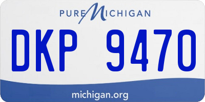 MI license plate DKP9470