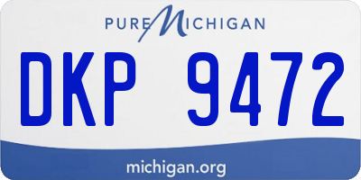 MI license plate DKP9472