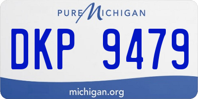 MI license plate DKP9479