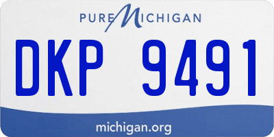 MI license plate DKP9491