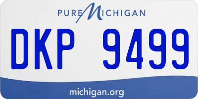 MI license plate DKP9499