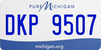 MI license plate DKP9507