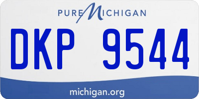 MI license plate DKP9544