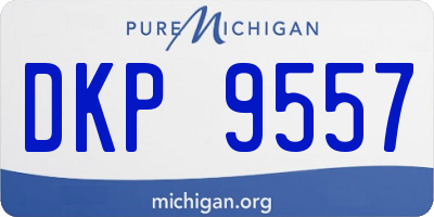 MI license plate DKP9557