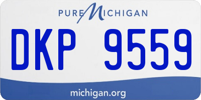 MI license plate DKP9559