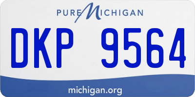 MI license plate DKP9564