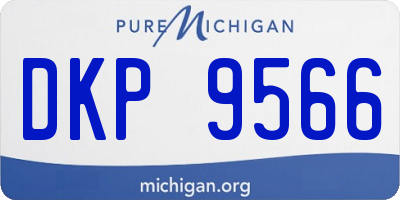 MI license plate DKP9566