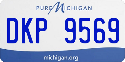 MI license plate DKP9569