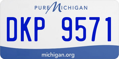 MI license plate DKP9571