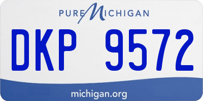 MI license plate DKP9572
