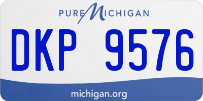 MI license plate DKP9576