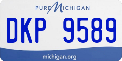 MI license plate DKP9589