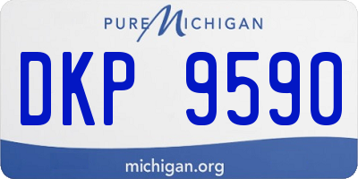 MI license plate DKP9590