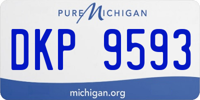 MI license plate DKP9593