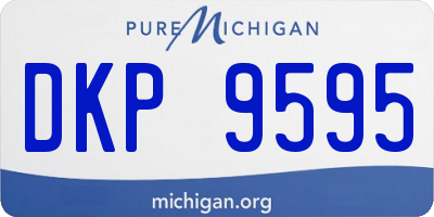 MI license plate DKP9595
