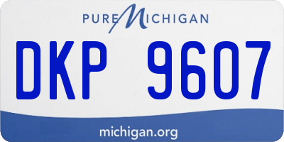 MI license plate DKP9607