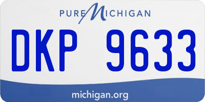 MI license plate DKP9633