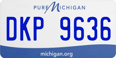 MI license plate DKP9636