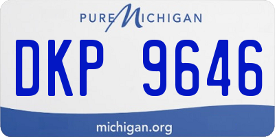 MI license plate DKP9646