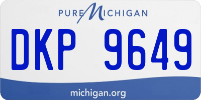 MI license plate DKP9649