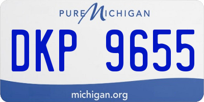 MI license plate DKP9655