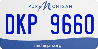 MI license plate DKP9660