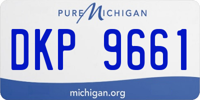 MI license plate DKP9661