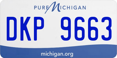 MI license plate DKP9663