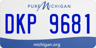 MI license plate DKP9681