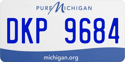 MI license plate DKP9684
