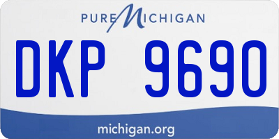 MI license plate DKP9690