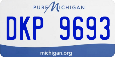 MI license plate DKP9693