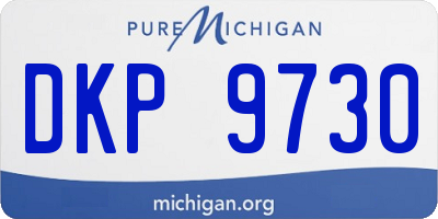 MI license plate DKP9730